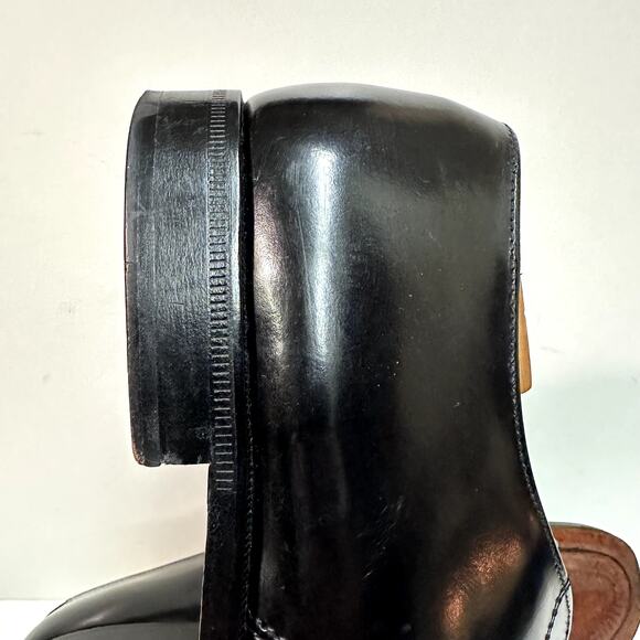 VERY GOOD Rancourt & Co. x Cole Haan Cap Toe Derby Black Calf Made Maine USA 10 - Picture 11 of 12